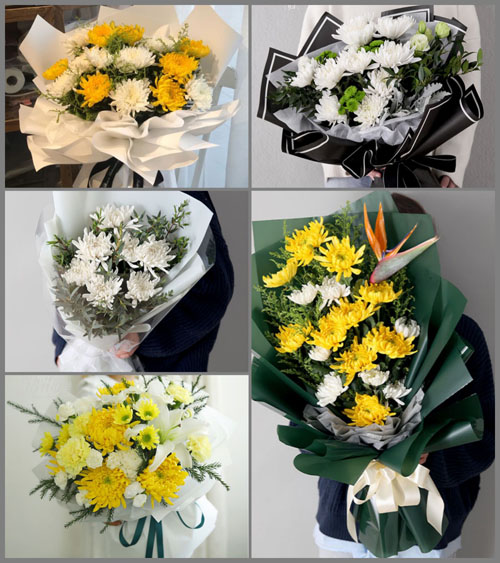 广东肇庆市封开县金装镇安靖村白事花束代送
